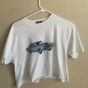 BRANDY MELVILLE Crop Car Tee